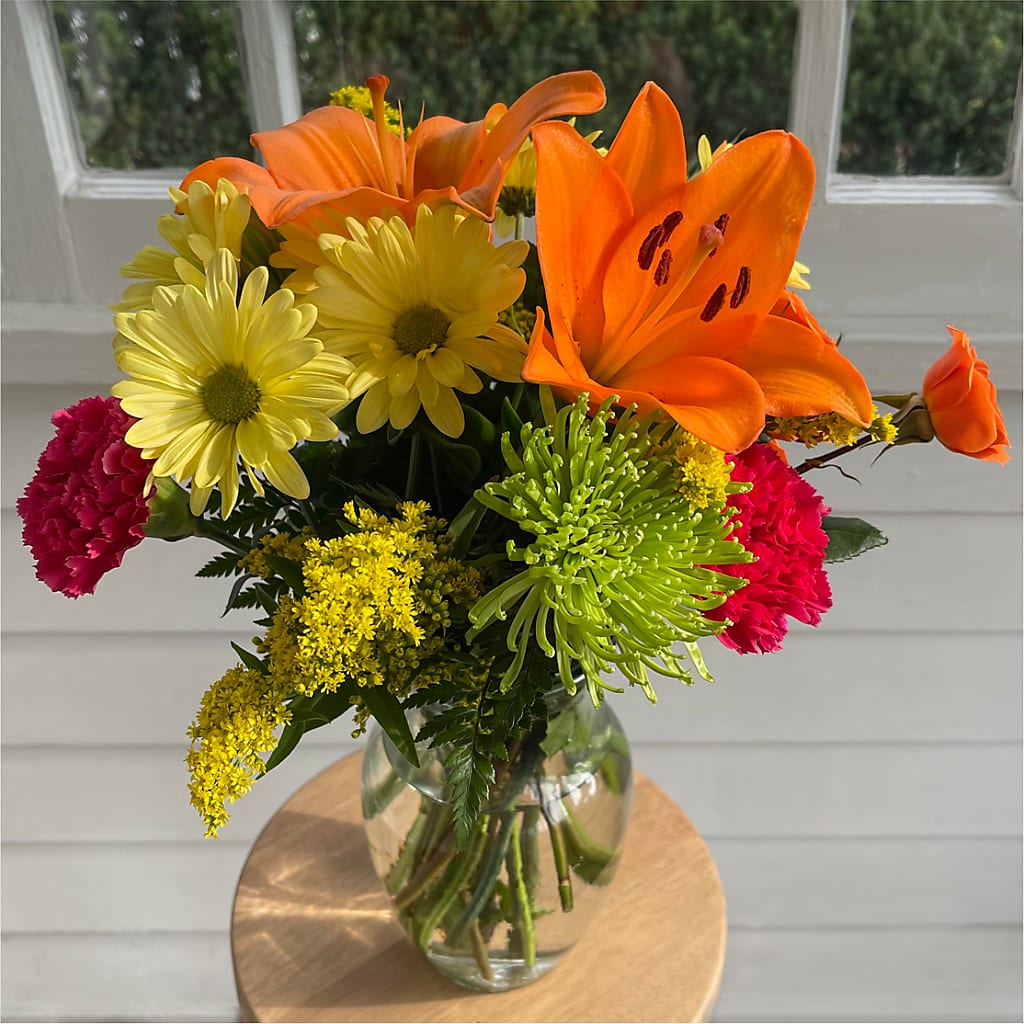 Bold & Bright – A Florist Original –  Rosewood Flower Shop, Humble TX