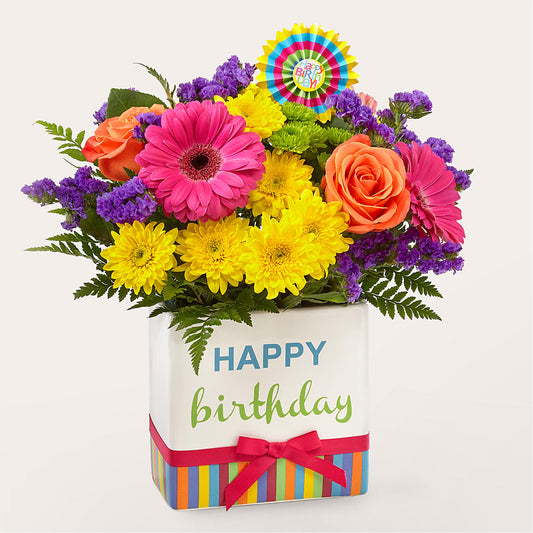 Birthday Brights Bouquet –  Rosewood Flower Shop, Humble TX