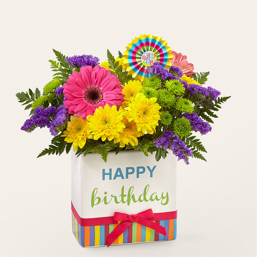Birthday Brights Bouquet –  Rosewood Flower Shop, Humble TX