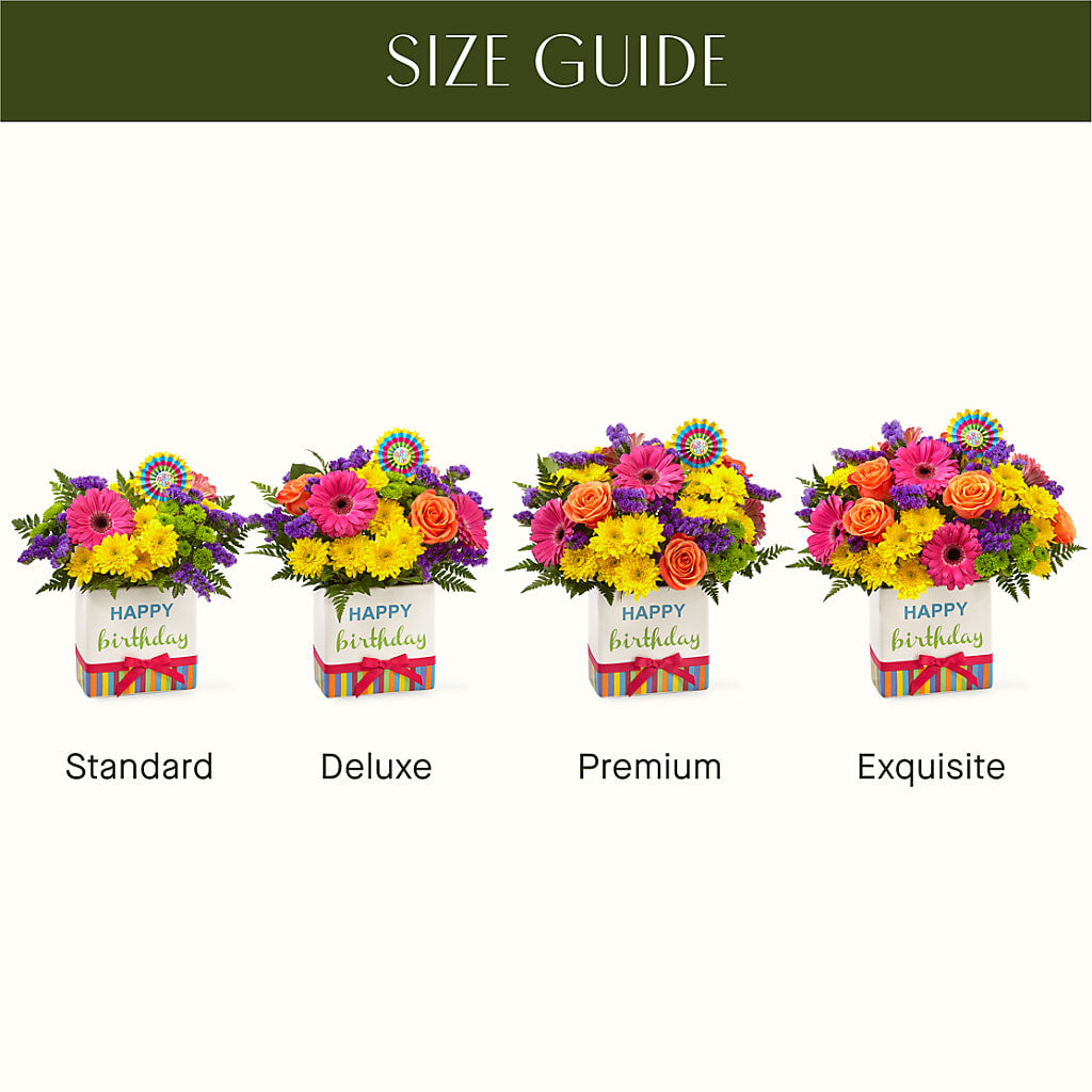 Birthday Brights Bouquet –  Rosewood Flower Shop, Humble TX