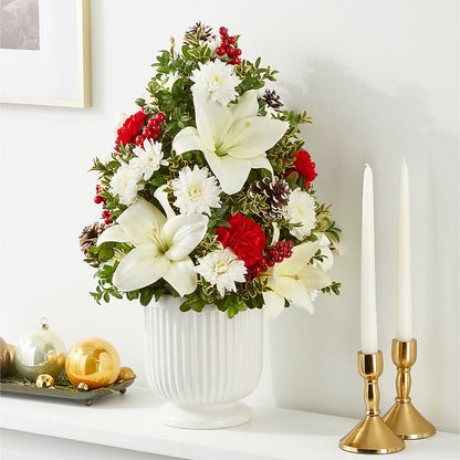 Festive Moments Tree –  Rosewood Flower Shop, Humble TX