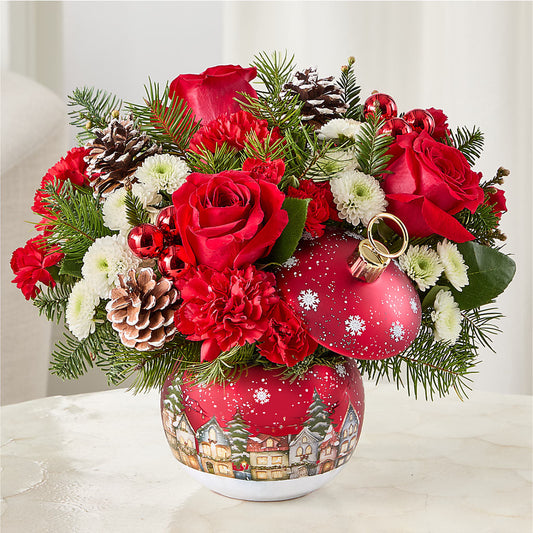 Christmas Carols Ornament –  Rosewood Flower Shop, Humble TX