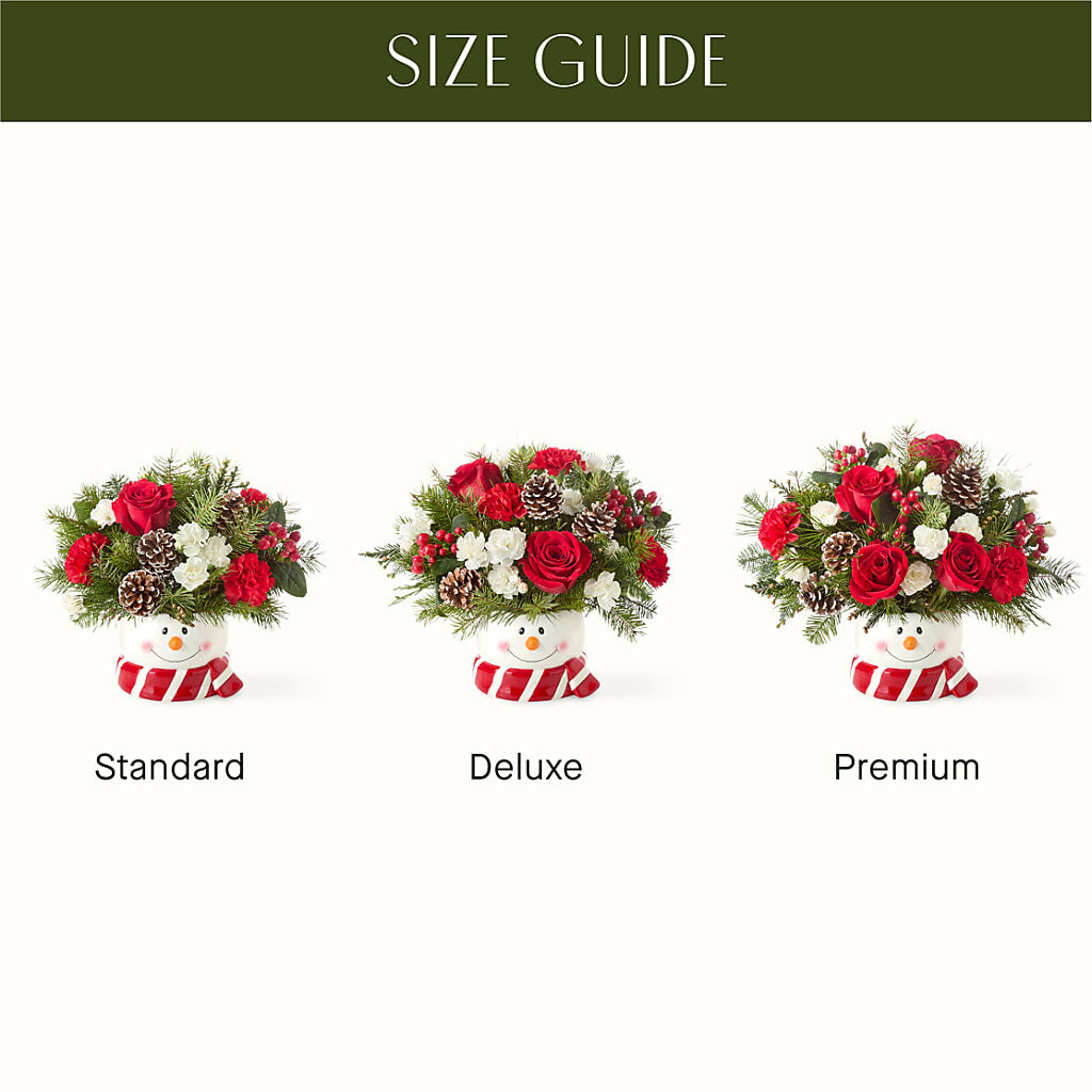 Jolly Snowman Bouquet –  Rosewood Flower Shop, Humble TX
