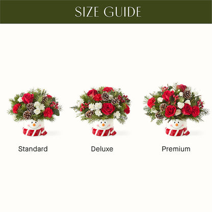 Jolly Snowman Bouquet –  Rosewood Flower Shop, Humble TX