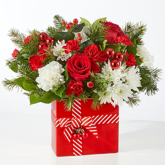 Presents Under the Tree Bouquet –  Rosewood Flower Shop, Humble TX