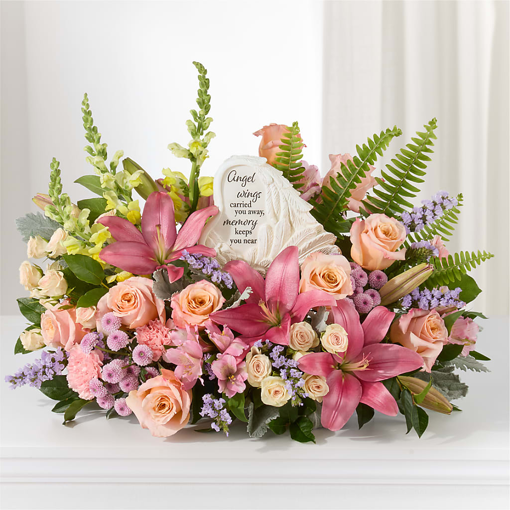 Gentle Light Arrangement –  Rosewood Flower Shop, Humble TX