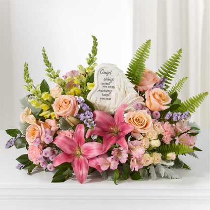 Gentle Light Arrangement –  Rosewood Flower Shop, Humble TX