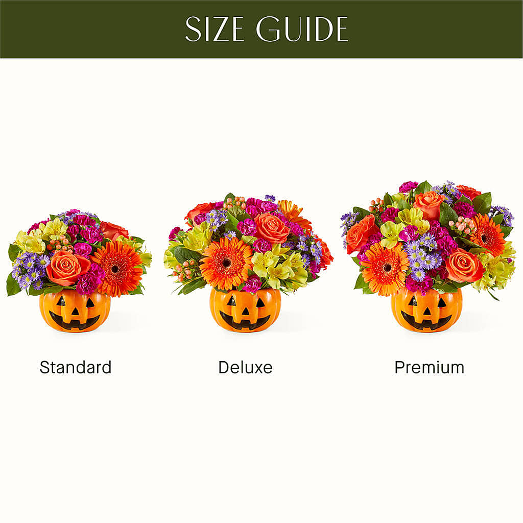 Tricks & Treats Pumpkin –  Rosewood Flower Shop, Humble TX