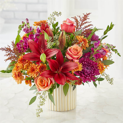 Burgundy Landscape Bouquet –  Rosewood Flower Shop, Humble TX