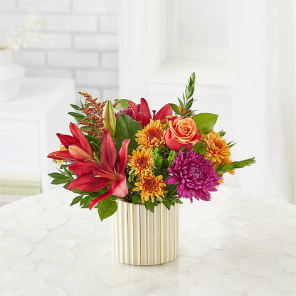 Burgundy Landscape Bouquet –  Rosewood Flower Shop, Humble TX