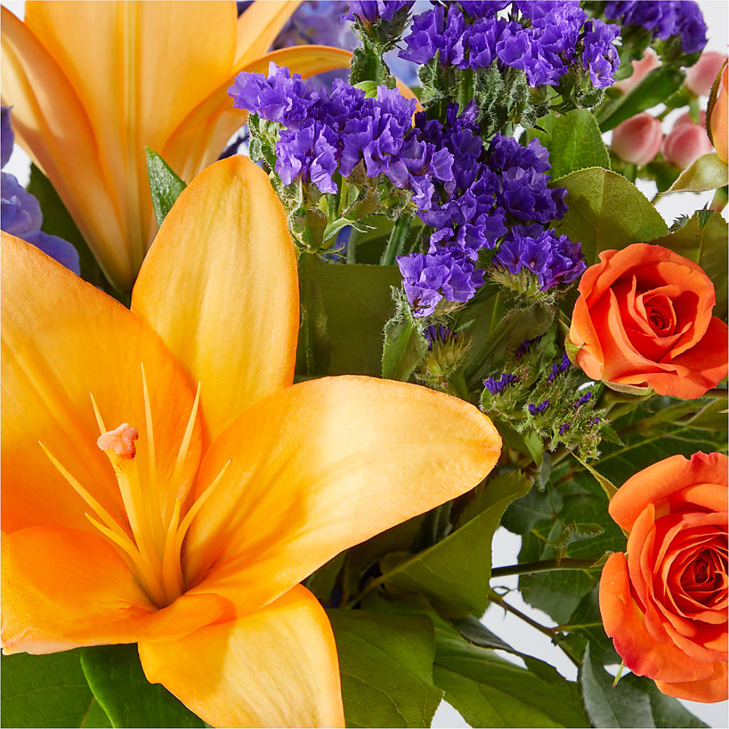 Radiant Citrus Bouquet –  Rosewood Flower Shop, Humble TX