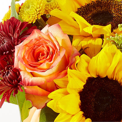 Golden Gourd Pumpkin Bouquet –  Rosewood Flower Shop, Humble TX