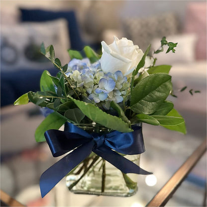 Sky Blue Delight Bouquet –  Rosewood Flower Shop, Humble TX