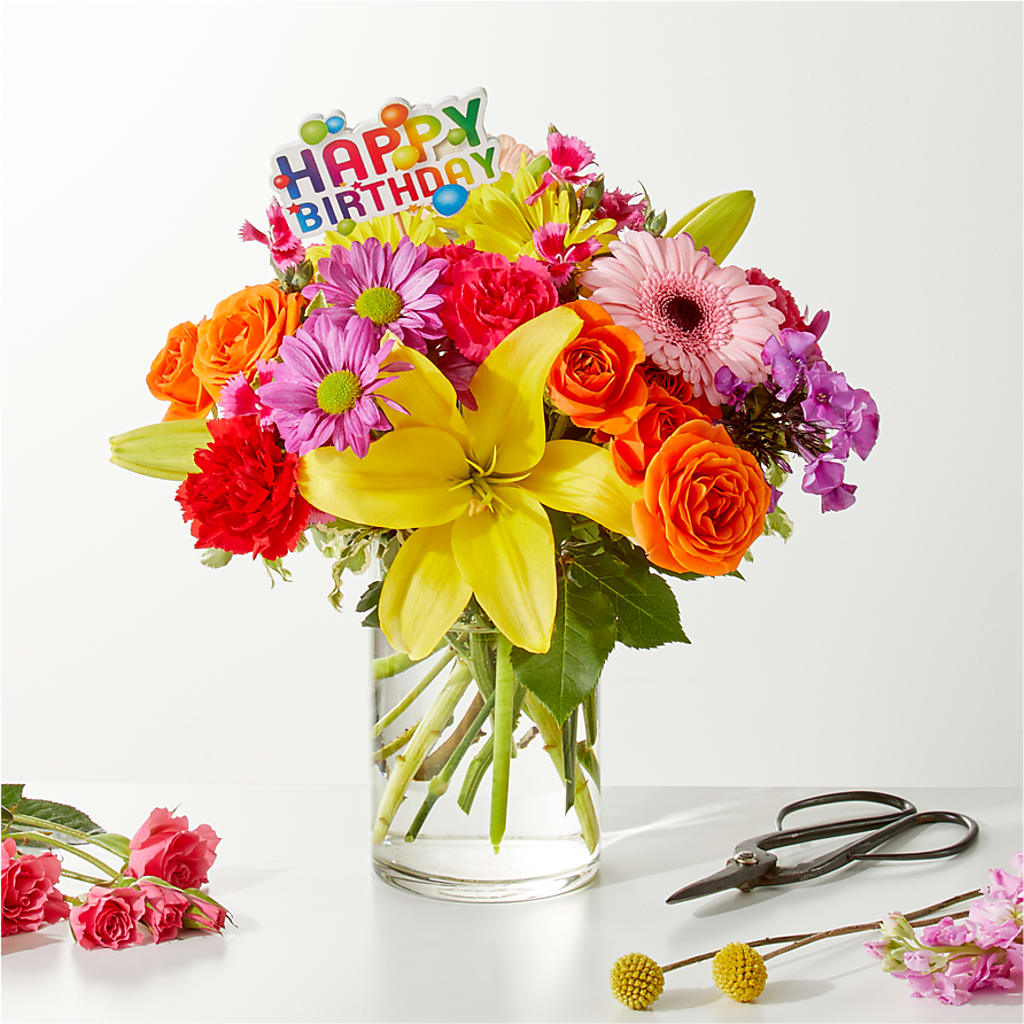 Cue the Confetti - A Florist Original –  Rosewood Flower Shop, Humble TX