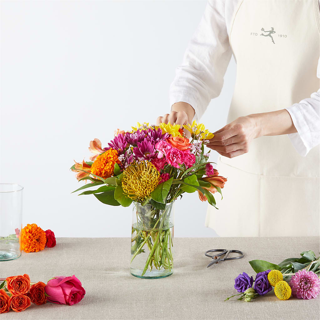 Feast of Color – A Florist Original –  Rosewood Flower Shop, Humble TX