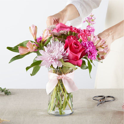 Pink Ribbon - A Florist Original –  Rosewood Flower Shop, Humble TX