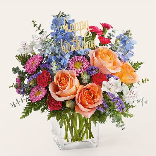 Birthday Bash Bouquet –  Rosewood Flower Shop, Humble TX
