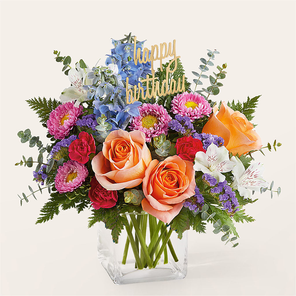 Birthday Bash Bouquet –  Rosewood Flower Shop, Humble TX