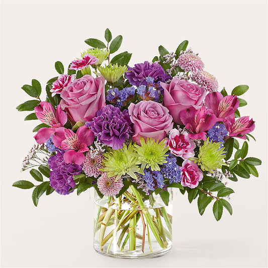 Glass Half Full Bouquet –  Rosewood Flower Shop, Humble TX