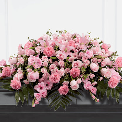 Garden of Comfort Casket Spray (Standard) –  Rosewood Flower Shop, Humble TX