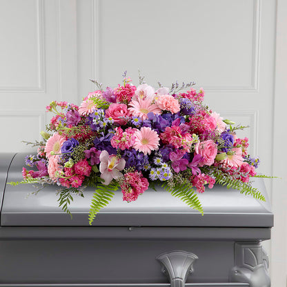 Glorious Garden Casket Spray –  Rosewood Flower Shop, Humble TX