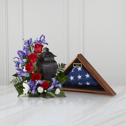 Patriotic Tribute Arrangement –  Rosewood Flower Shop, Humble TX