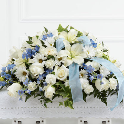 Tender Treasure Casket Spray –  Rosewood Flower Shop, Humble TX