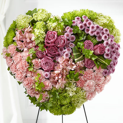 Heartwarming Standing Heart –  Rosewood Flower Shop, Humble TX