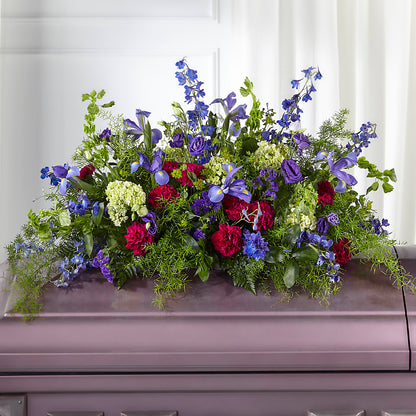 Always Treasured Casket Spray –  Rosewood Flower Shop, Humble TX