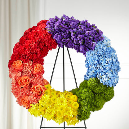 Circle of Love Wreath –  Rosewood Flower Shop, Humble TX