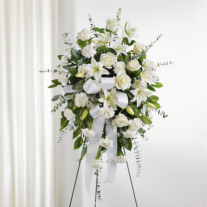 With Care Standing Spray –  Rosewood Flower Shop, Humble TX