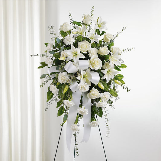 With Care Standing Spray –  Rosewood Flower Shop, Humble TX