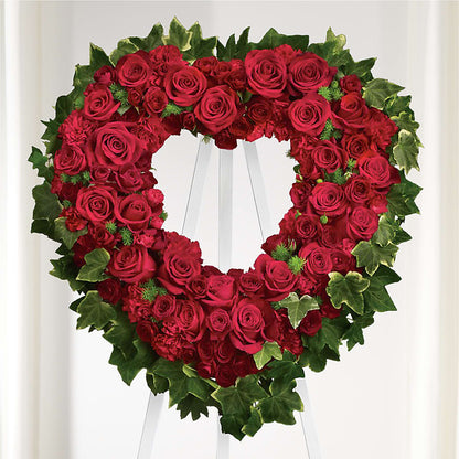 Wholehearted Standing Spray –  Rosewood Flower Shop, Humble TX