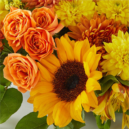 Autumn Harmony Centerpiece –  Rosewood Flower Shop, Humble TX