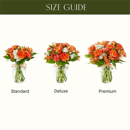 Apricot Glow Bouquet –  Rosewood Flower Shop, Humble TX