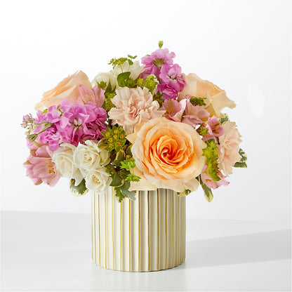 Paradise Bouquet with Ivory Vase –  Rosewood Flower Shop, Humble TX