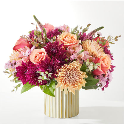 Berry Cobbler Bouquet with Ivory Vase –  Rosewood Flower Shop, Humble TX