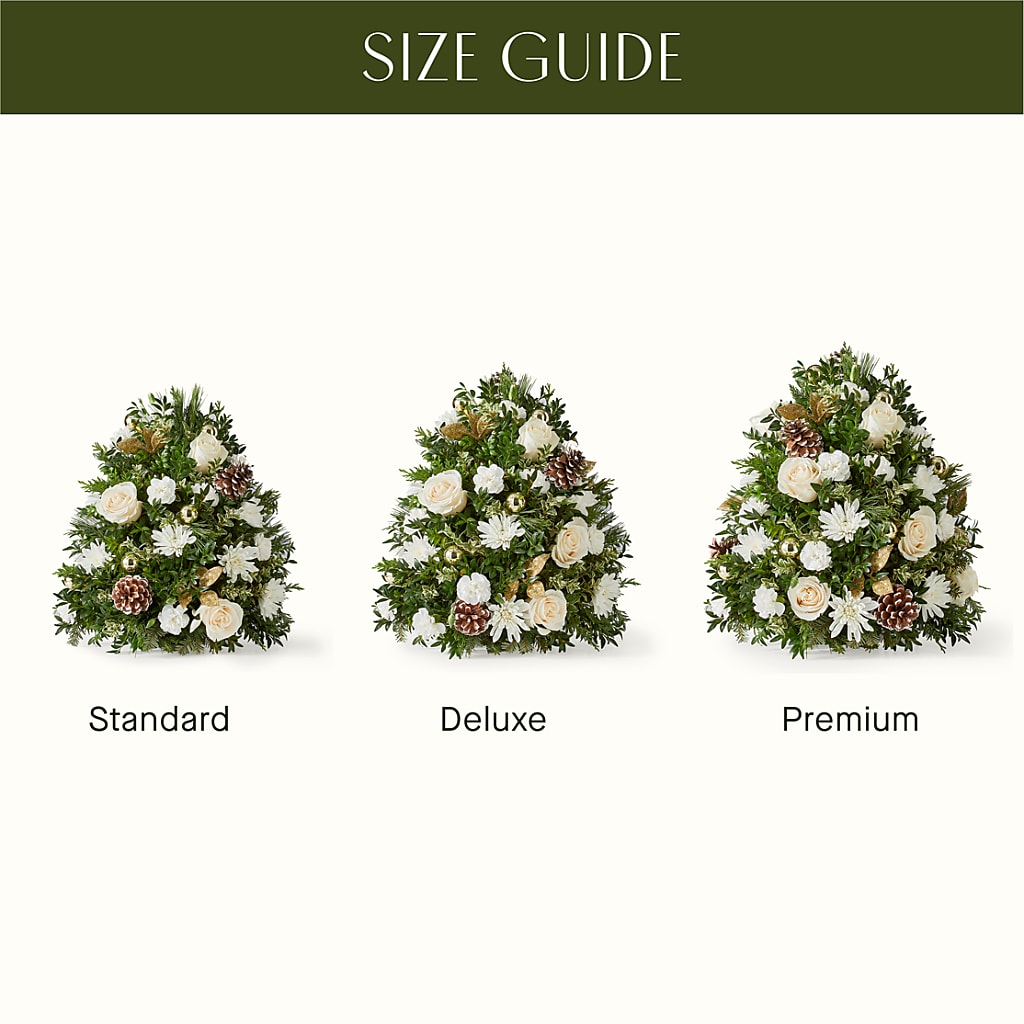 Snowed In Tree –  Rosewood Flower Shop, Humble TX