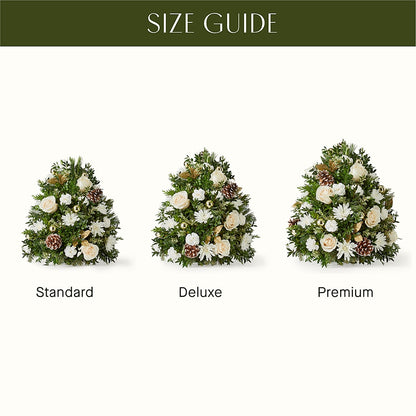 Snowed In Tree –  Rosewood Flower Shop, Humble TX