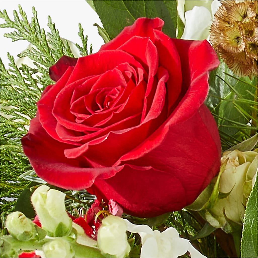 Deck the Halls Bouquet –  Rosewood Flower Shop, Humble TX