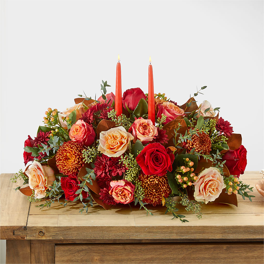 Gather Near Centerpiece –  Rosewood Flower Shop, Humble TX