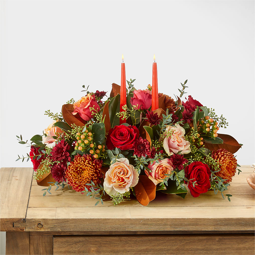 Gather Near Centerpiece –  Rosewood Flower Shop, Humble TX