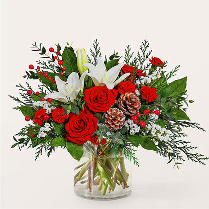 Best in Snow Bouquet –  Rosewood Flower Shop, Humble TX