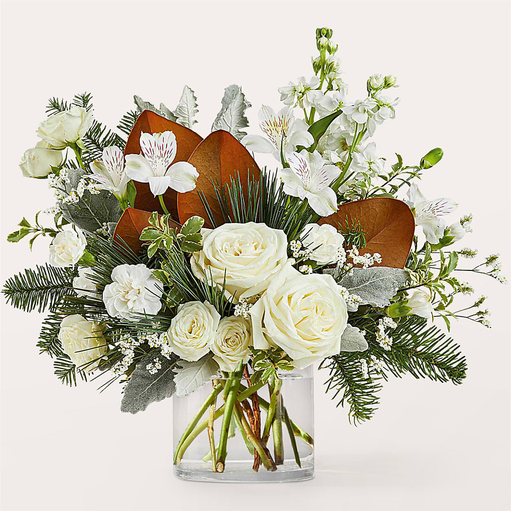 Fresh Snowfall Bouquet –  Rosewood Flower Shop, Humble TX