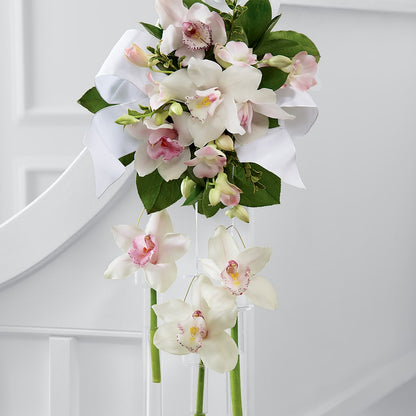 Perfect Entrance Pew Arrangement –  Rosewood Flower Shop, Humble TX