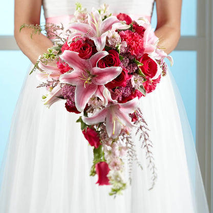 Lily & Rose Bouquet –  Rosewood Flower Shop, Humble TX