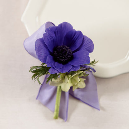 Purple Passion Boutonniere –  Rosewood Flower Shop, Humble TX