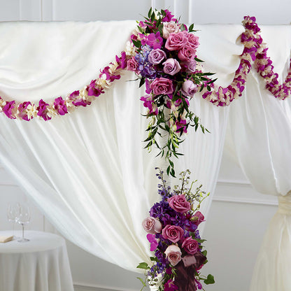 Color & Light Chuppah Decor –  Rosewood Flower Shop, Humble TX