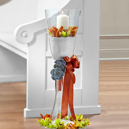 Matrimony Pew Decor –  Rosewood Flower Shop, Humble TX