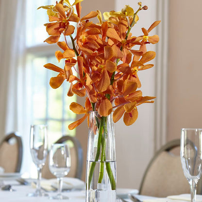 Orange Mokara Bud Vase –  Rosewood Flower Shop, Humble TX